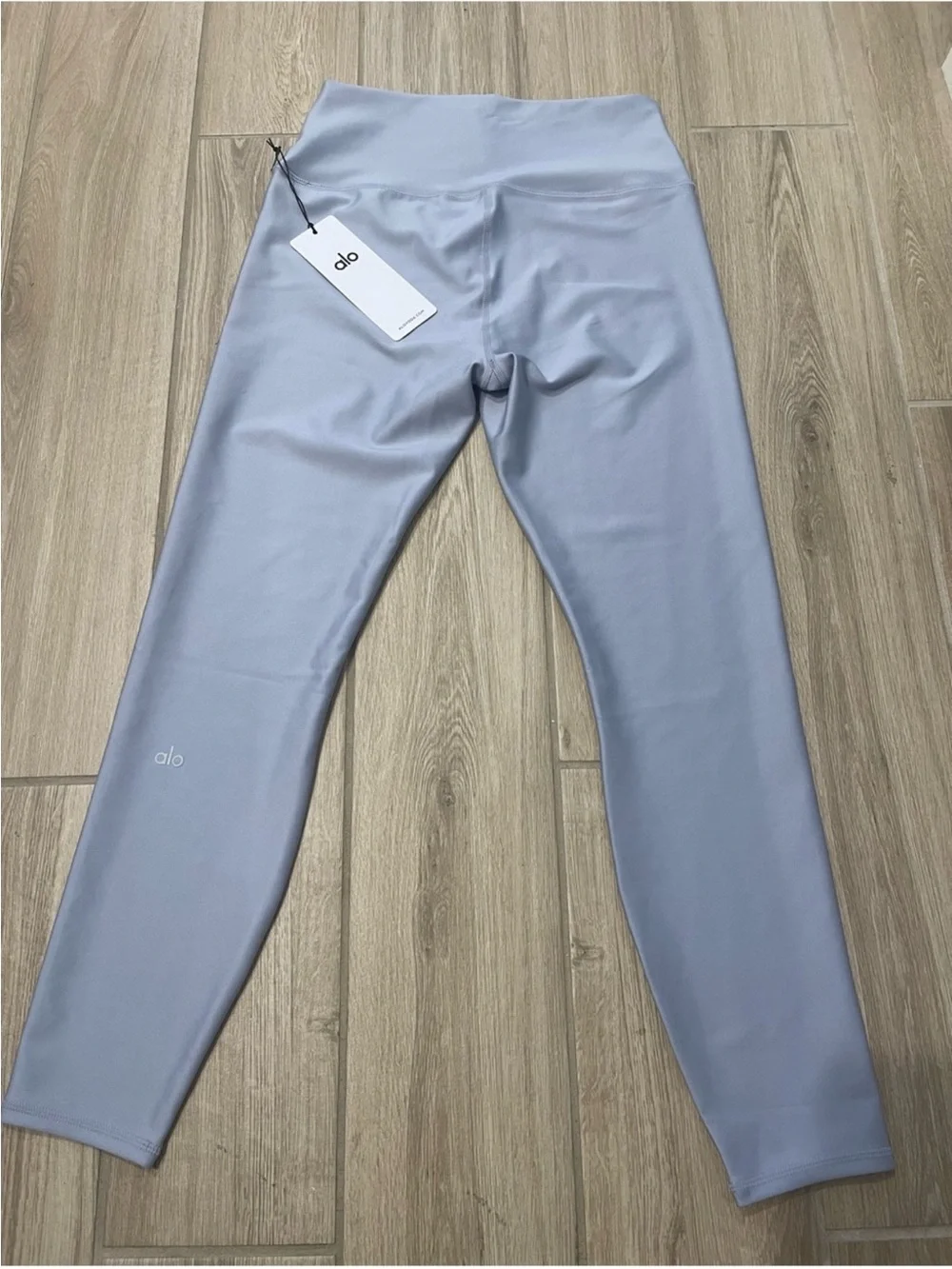 NWT Alo Yoga 7/8 High-Waist Airlift Leggings Winter Frost Sz L 12-14 W766R